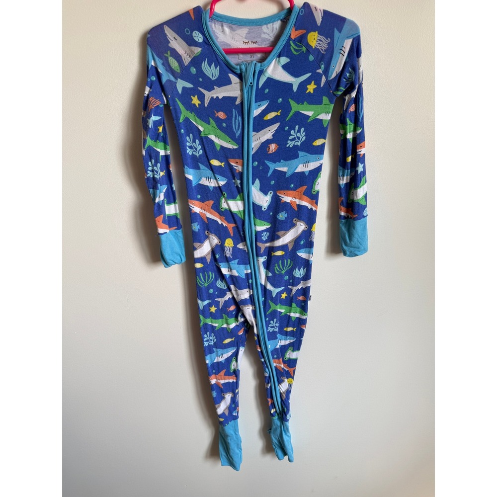 Little Sleepies Rad Reef Zippy Bamboo 3T
